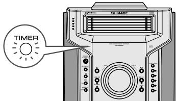 SHARP CD-DH950 - Before setting timer: - 2