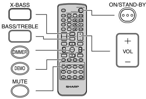 SHARP CD-DH950 - Notes concerning use: - 2