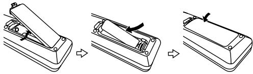 SHARP CD-DH950 - Battery installation - 1