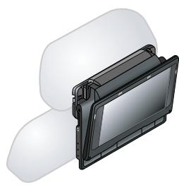 PANASONIC DVD-LS86 - Anbring enheden i holderen. - 2