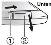 PANASONIC DVD-LS86 - Knopfzellen-Batterie einsetzen (mitgeliefert) - 1