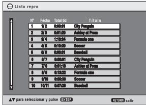 PANASONIC DVD-LS86 - Para reproducir listas de reproduccion: - 4