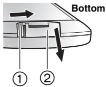 PANASONIC DVD-LS86 - Insert the button-type battery (included) - 1