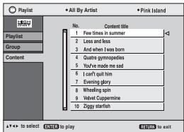 PANASONIC DVD-LS86 - Selecting from the list - 1