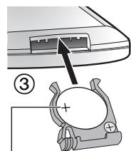PANASONIC DVD-LS86 - Inserire la batteria a pastiglia (in dotazione) - 2
