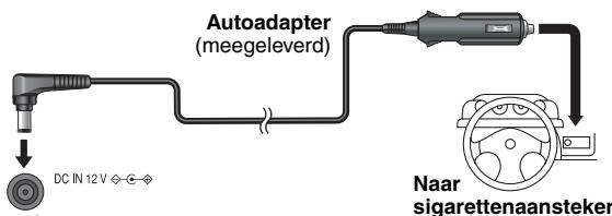 PANASONIC DVD-LS86 - De bijgeleverde Auto Gelijkstroomadapter aansluiten - 1