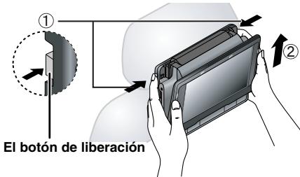PANASONIC DVD-LS86 - Instalación del reproductor en el soporte. - 8