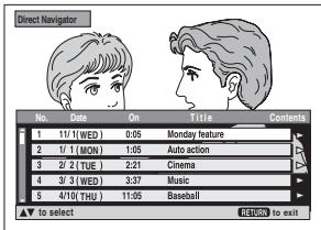 PANASONIC DVD-LS86 - To play playlists: - 1