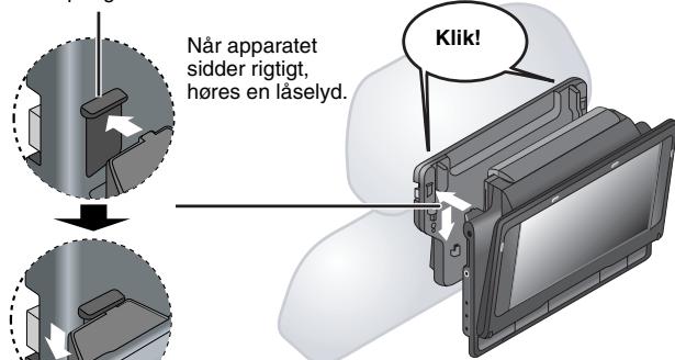 PANASONIC DVD-LS86 - Anbring enheden i holderen. - 1