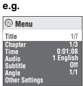 PANASONIC DVD-LS86 - Using On-Screen Menus - 2
