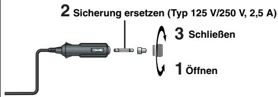 PANASONIC DVD-LS86 - Ersetzen der Sicherung - 1