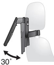 PANASONIC DVD-LS86 - Abbildung mit befestigter Halterung und Gerat - 2