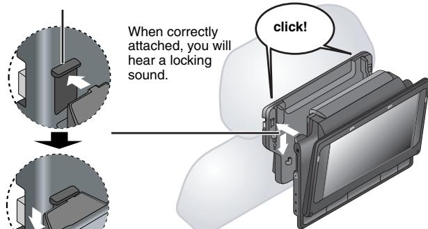 PANASONIC DVD-LS86 - Attach the unit to the bracket. - 1
