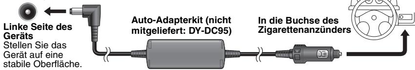 PANASONIC DVD-LX8EG - Verwenden eines Auto-Adapterkits - 1