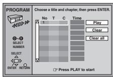 PANASONIC DVD-LX8EG - Programmwiedergabe (max. 32 Einträge) - 1