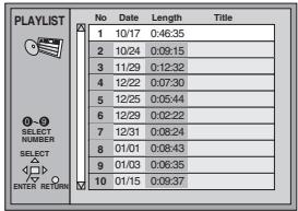 PANASONIC DVD-LX8EG - Lecture d'une liste de lecture - 1