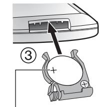 PANASONIC DVD-LX97 - Insert the button-type battery (included) - 3