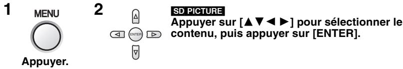 PANASONIC DVD-LX97 - Lecture à partir d'une rubrique sélectionnée (Menu navigation) - 1