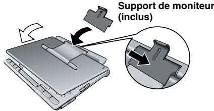 PANASONIC DVD-LX97 - Fixer le support de moniteur. - 1