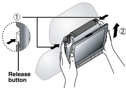 PANASONIC DVD-LX97 - Attaching the unit to the bracket. - 7