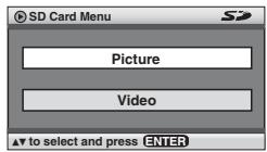 PANASONIC DVD-LX97 - Playing items in order (SD Card Menu) - 2