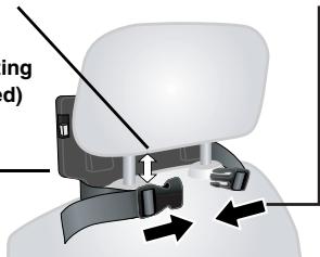 PANASONIC DVD-LX97 - Headrest Mounting Bracket (included) - 1