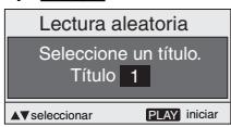 PANASONIC DVD-S100 - Reproducción aleatoria - 1