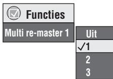 PANASONIC DVD-S100 - Druk op [MULTI RE-MASTER] om “1”, “2” of “3” te kizeen. - 1