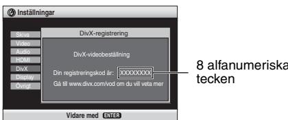 PANASONIC DVD-S100 - Visa enhetens' registraringskod - 1