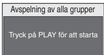 PANASONIC DVD-S100 - Uppspelning av Alla Grupper Tryck på [▶] (PLAY). - 1