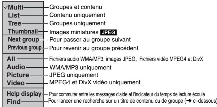 PANASONIC DVD-S295EG - Utilisation du sous-menu - 1