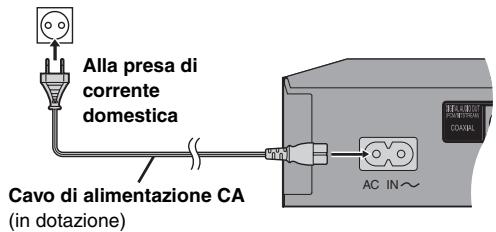 PANASONIC DVD-S295EG - ■ Collegare per ultimo il cavo di alimentazione CA - 1