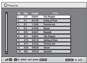 PANASONIC DVD-S29EG - Lecture d'une liste de lecture - 1