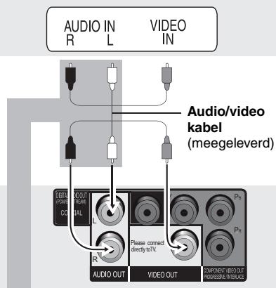 PANASONIC DVD-S29EG - STAP 1 Verbinding met een televisie - 1