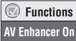 PANASONIC DVD-S29EG - Accès au réglage audio/vidéo optima (AV Enhancer) - 1