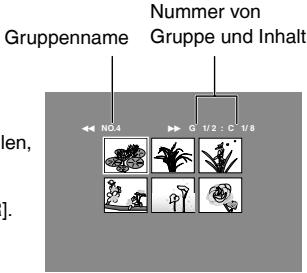 PANASONIC DVD-S325 - So wahlen Sie ein Bild in anderen Gruppen aus - 1