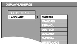 PANASONIC DVD-S325 - Auswahlen der Menüsprache - 1