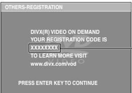 PANASONIC DVD-S325 - Anzeigen des Gerät-Registrarungscodes - 1