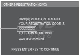 PANASONIC DVD-S33 - Afficher le code d'enregistrement de l'appareil - 1