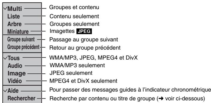 PANASONIC DVD-S422 - ■ Utilisation du sous-menu - 1