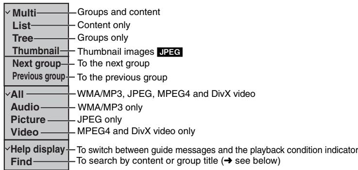 PANASONIC DVD-S422 - Using the submenu - 1