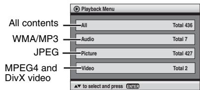 PANASONIC DVD-S422 - Playing items in order (Playback Menu) - 1