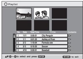 PANASONIC DVD-S49EG - Wiedergabe einer Abspielliste (nur möglich, wenn die Disc eine Abspielliste enthalt) - 1
