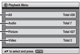PANASONIC DVD-S49EG - Lecture des éléments dans l'ordre (Playback Menu) - 1