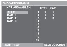 PANASONIC DVD-S54 - Drücken Sie [▲▼] zur Auswahl eines Eintrags und dann [OK]. - 1