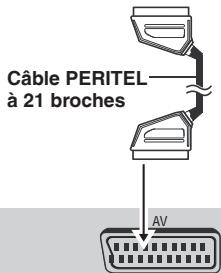 Câble PERITEL à 21 broches AV