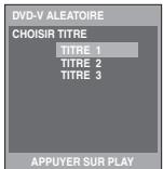 PANASONIC DVD-S54 - À l'arrêt, appuyez plusieurs fois sur [PLAY MODE] pour sélectionner - 1