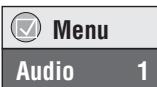 PANASONIC DVD-S97 - Appuyer sur [AUDIO] à plusieurs reprises pour sélectionner la bande son. - 1