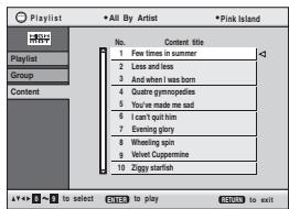 PANASONIC DVD-S97 - Selecting from the list - 1