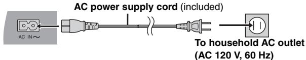 PANASONIC DVD-S97 - ■ Connect the AC power supply cord last - 1